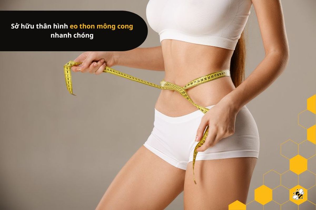 Sở hữu thân hình eo thon mông cong nhanh chóng