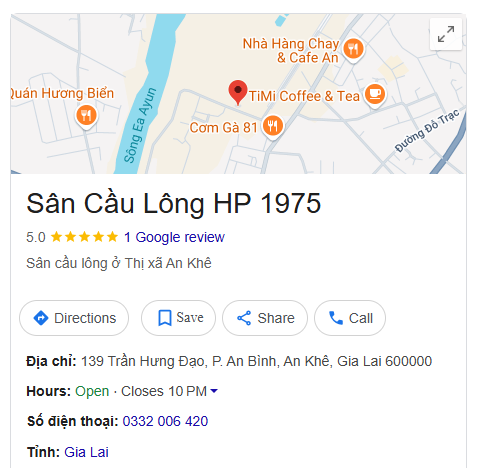 Sân Cầu Lông HP 1975