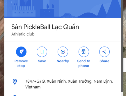 Sân PickleBall Lạc Quần