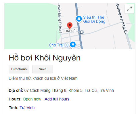 Hồ bơi Khôi Nguyên