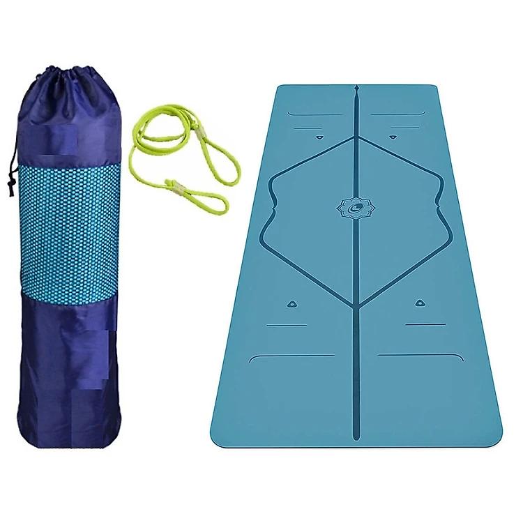 Thảm Yoga Định Tuyến TPE 2 Lớp Cao Cấp Amalife