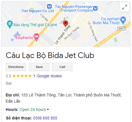 Câu Lạc Bộ Bida Jet Club