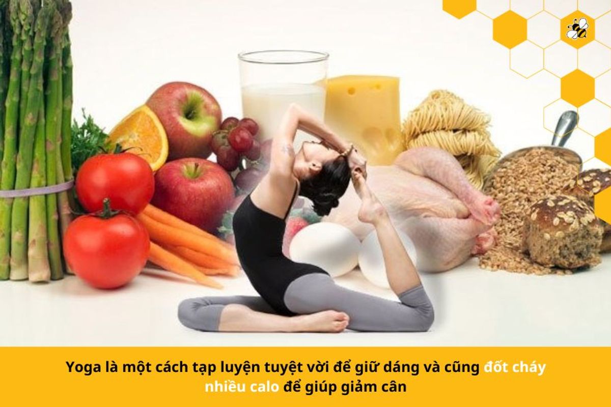 Yoga là một cách tạp luyện tuyệt vời để giữ dáng và cũng đốt cháy nhiều calo để giúp giảm cân