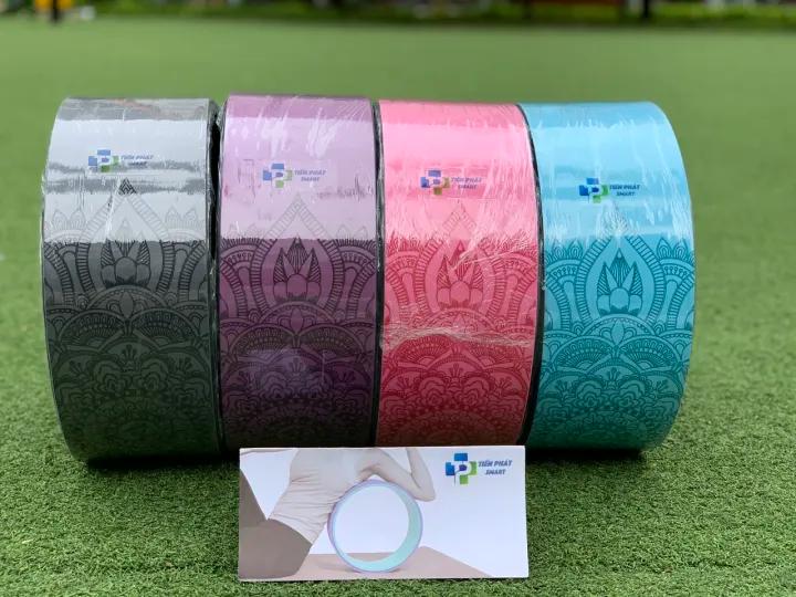Vòng tập yoga 33cm bọc cao su Pu Họa Tiết Mandala chống trơn trượt 100% khung nhựa siêu cứng( Bảo Hành 12 Tháng)Tienphatsmart