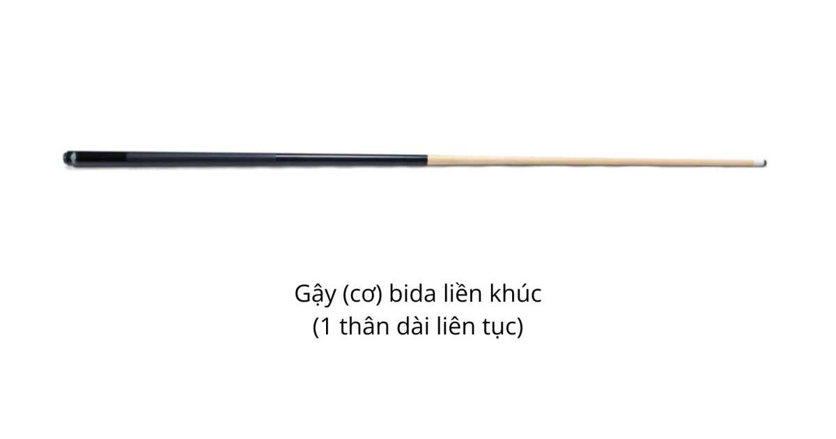 Gậy cơ bida liền khúc