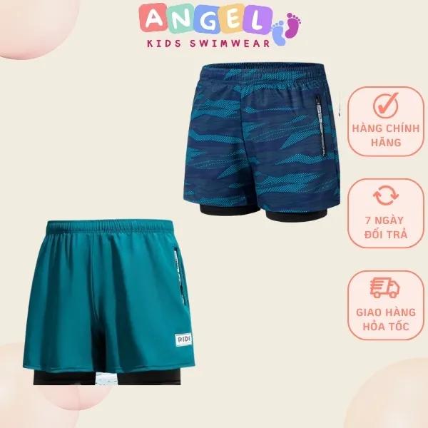 Quần bơi nam quần thể thao nam 2 lớp giúp bảo vệ nam giới, tự tin và thoải mái vận động