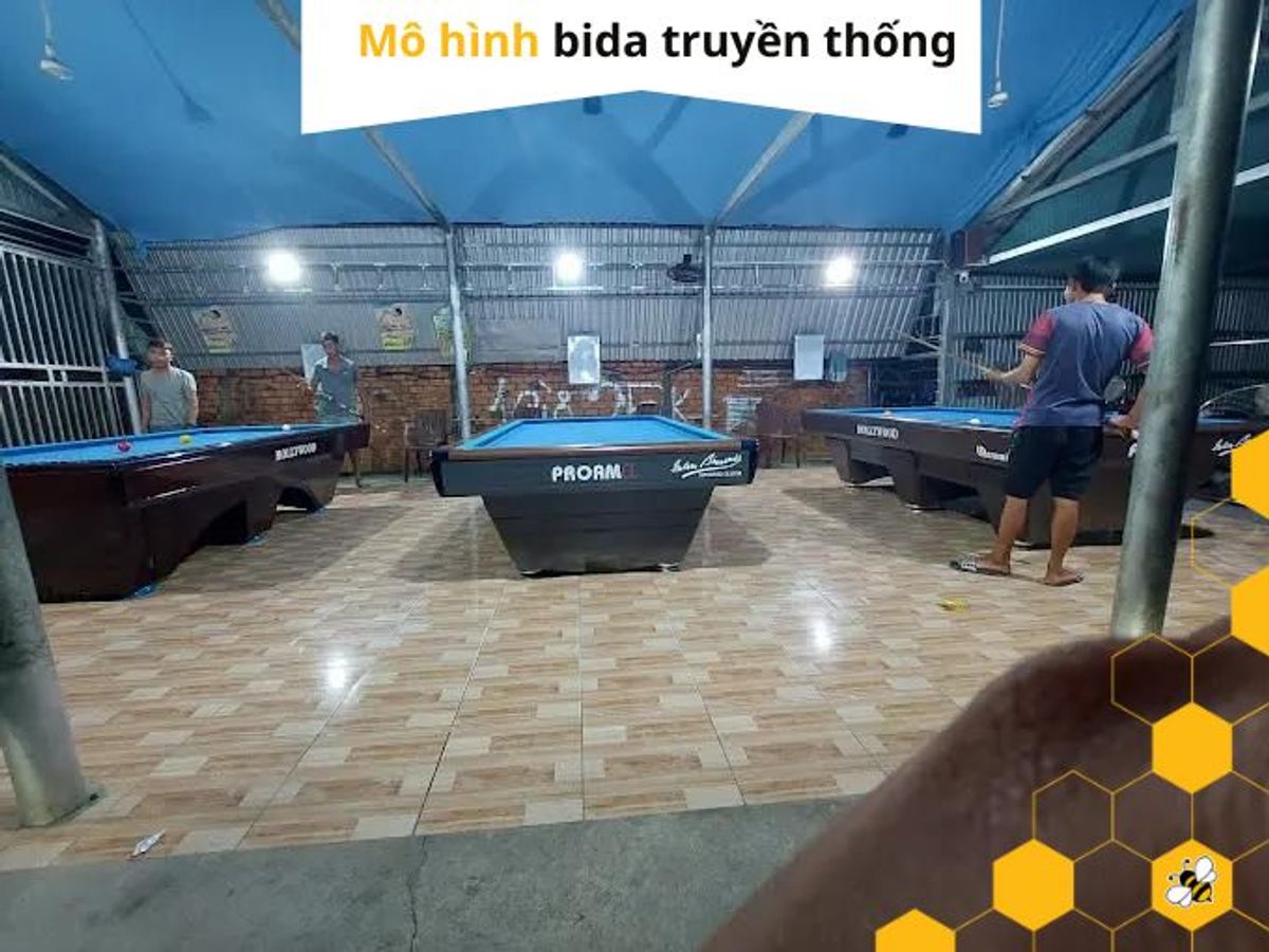 Mô hình bida truyền thống