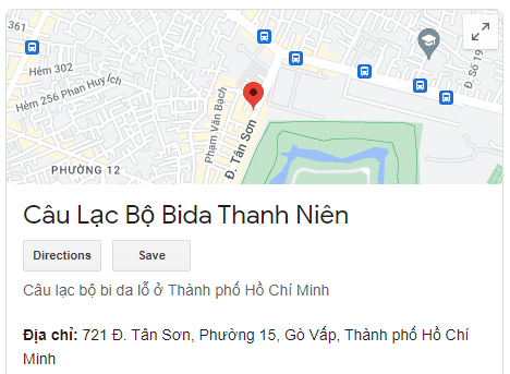 Câu Lạc Bộ Bida Thanh Niên