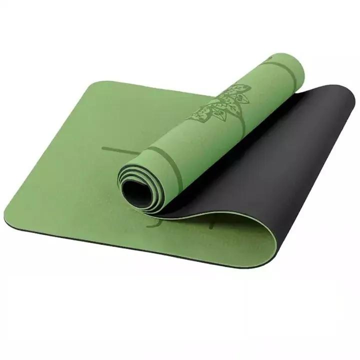 Thảm Tập Yoga TPE Định Tuyến cao cấp 2 lớp dày 8mm