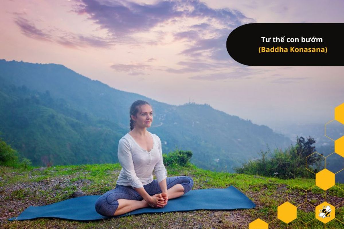 Tư thế con bướm (Baddha Konasana)