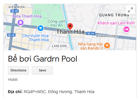 Bể bơi Gardrn Pool