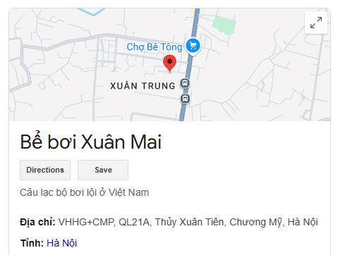 Bể bơi Xuân Mai