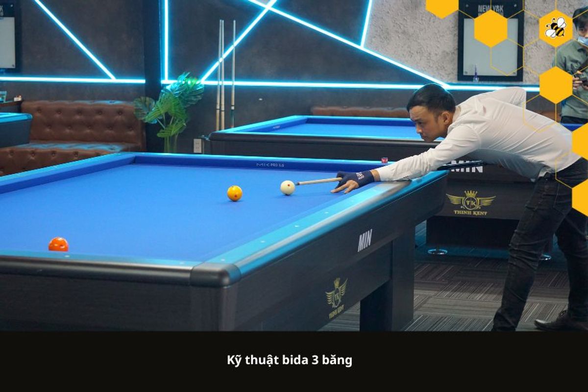 Kỹ thuật bida 3 băng