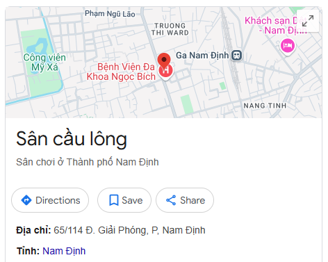 Sân cầu lông