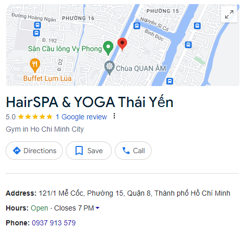 HairSPA & YOGA Thái Yến