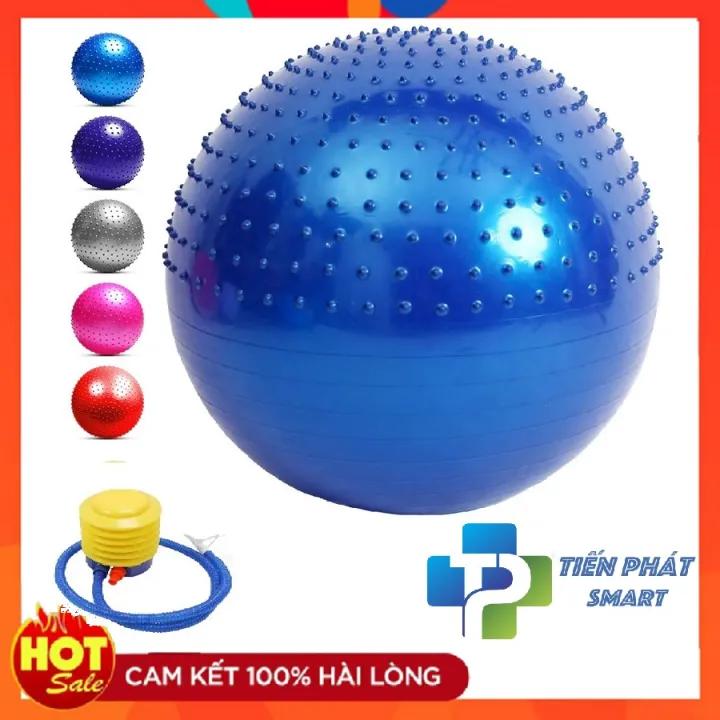 Bóng Yoga Nửa Trơn Nửa Gai 75cm Cao Cấp