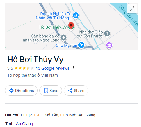 Hồ Bơi Thúy Vy