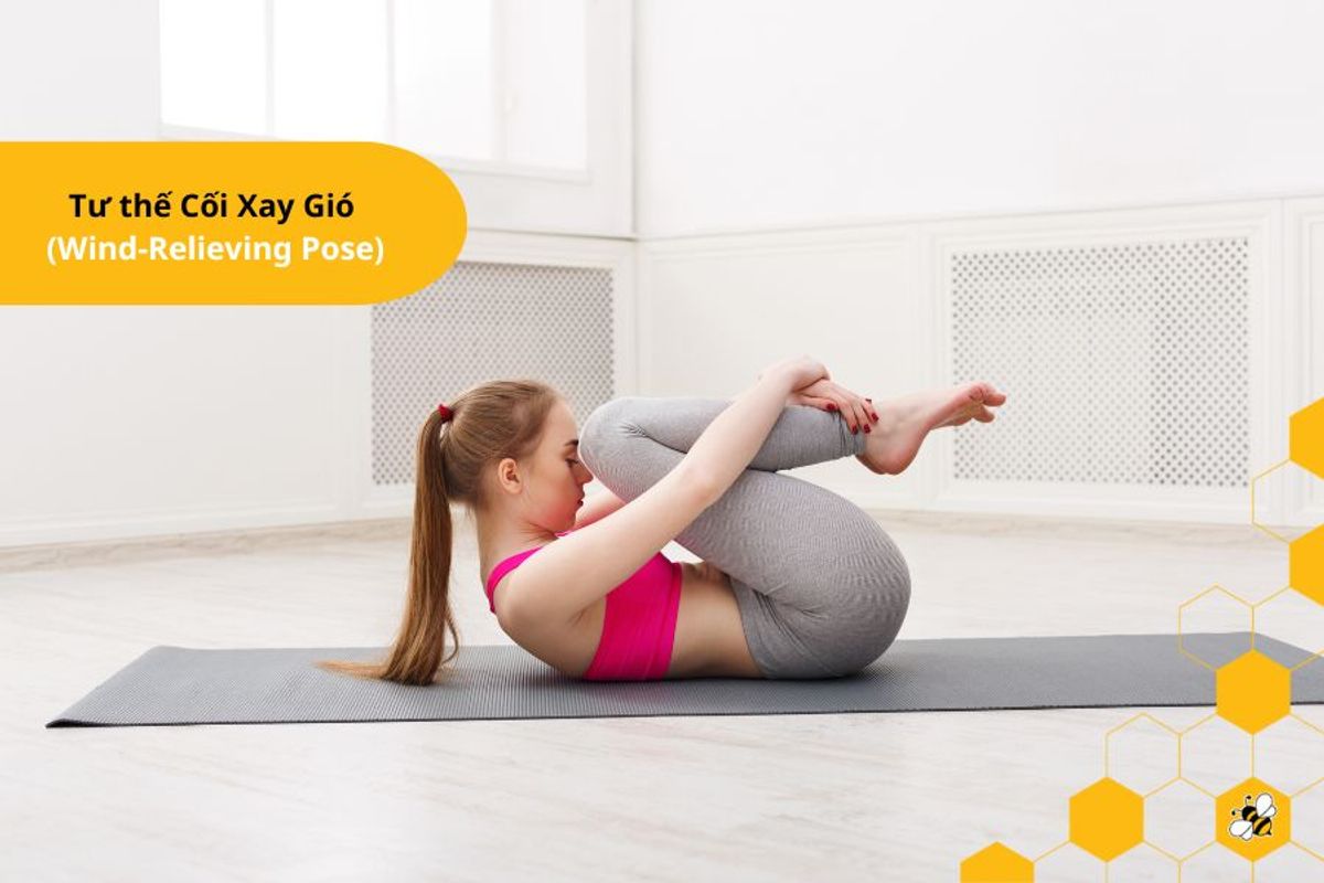 Tư thế Cối Xay Gió (Wind-Relieving Pose)