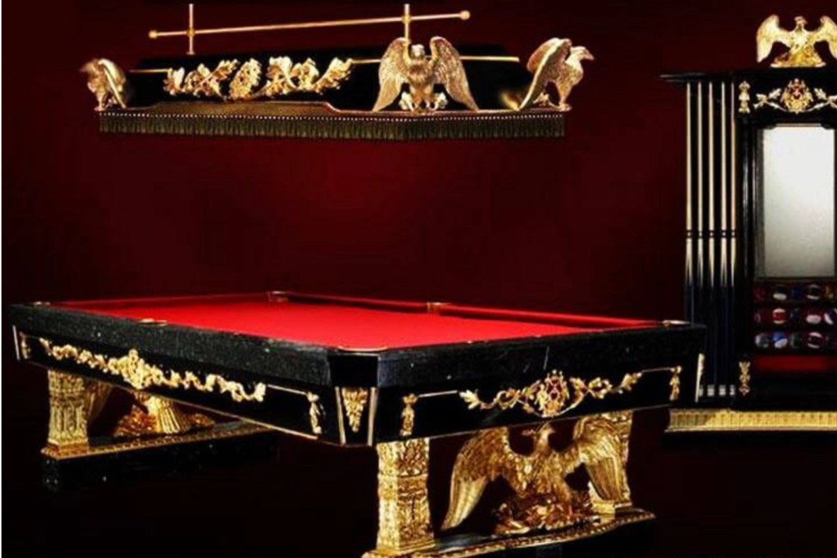 Dominic Gerard’s Eagle Pool Table