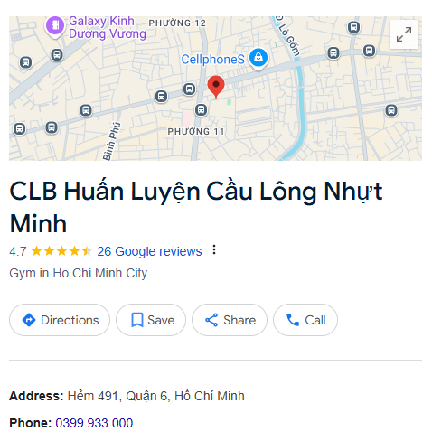 CLB Huấn Luyện Cầu Lông Nhựt Minh