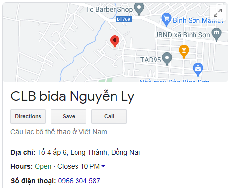 CLB bida Nguyễn Ly