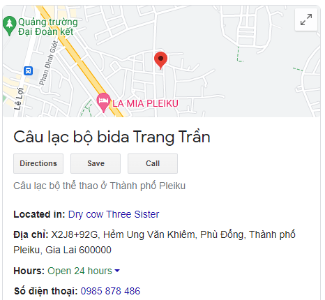 Câu lạc bộ bida Trang Trần