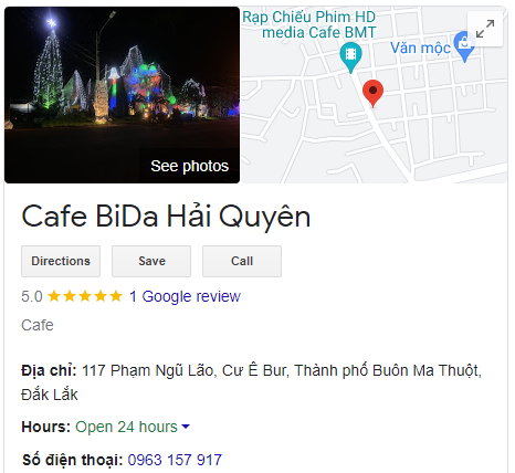Cafe BiDa Hải Quyên