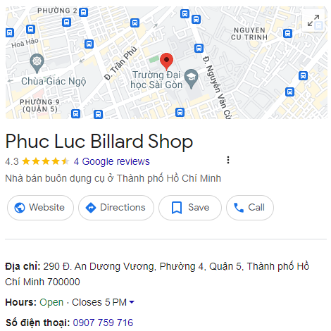 Phuc Luc Billard Shop