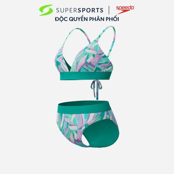 Đồ Bơi Hai Mảnh Nữ Speedo Printed Banded Triangle (Asia Fit)