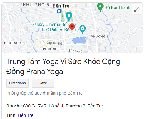 Trung Tâm Yoga Vì Sức Khỏe Cộng Đồng Prana Yoga