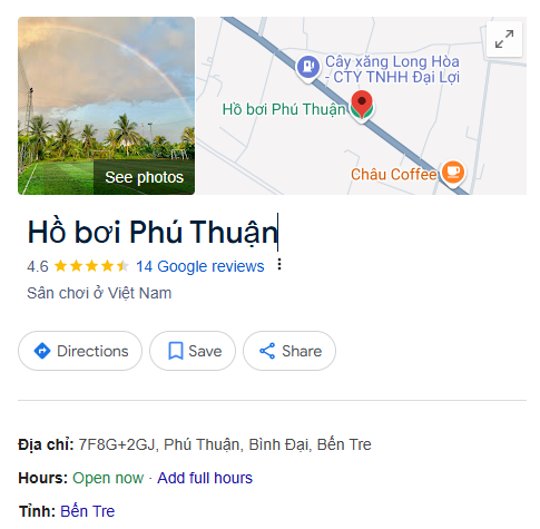 Hồ bơi Phú Thuận