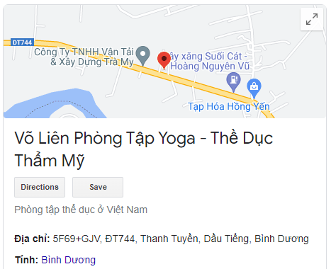 Võ Liên Phòng Tập Yoga - Thề Dục Thẩm Mỹ