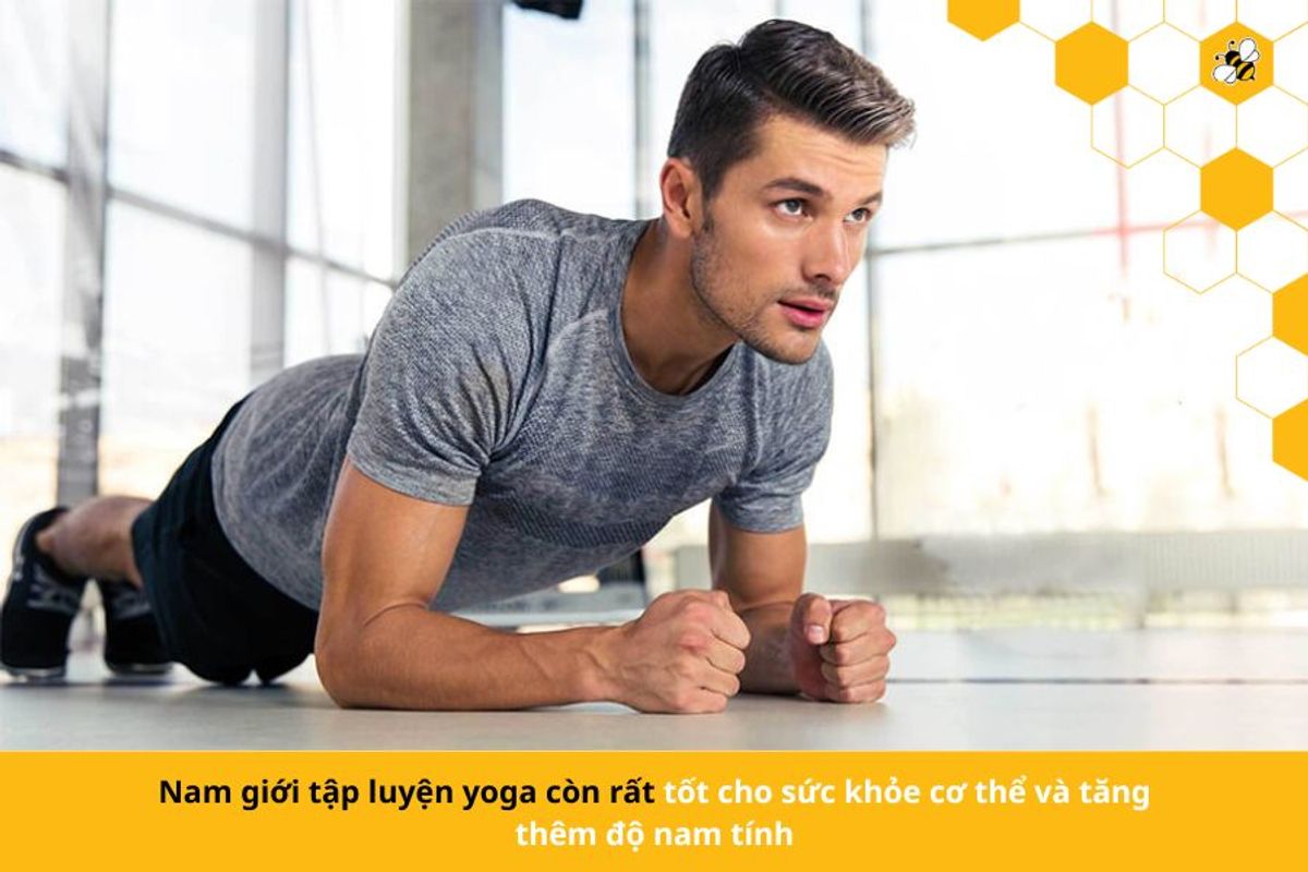 Nam giới tập luyện yoga còn rất tốt cho sức khỏe cơ thể và tăng thêm độ nam tính