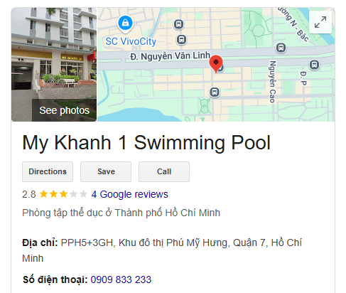 My Khanh 1 Swimming Pool