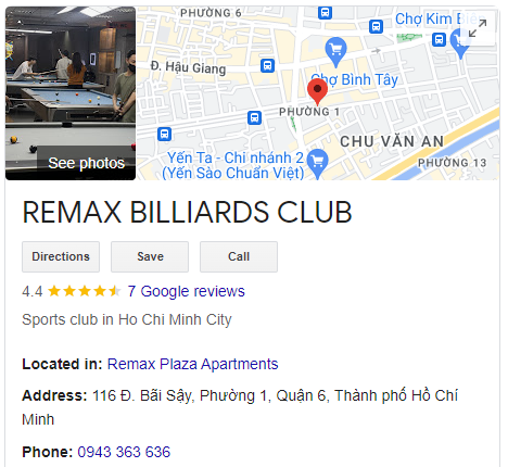 REMAX BILLIARDS CLUB