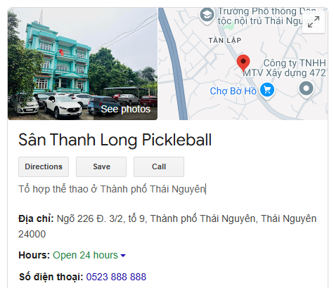 Sân Thanh Long Pickleball