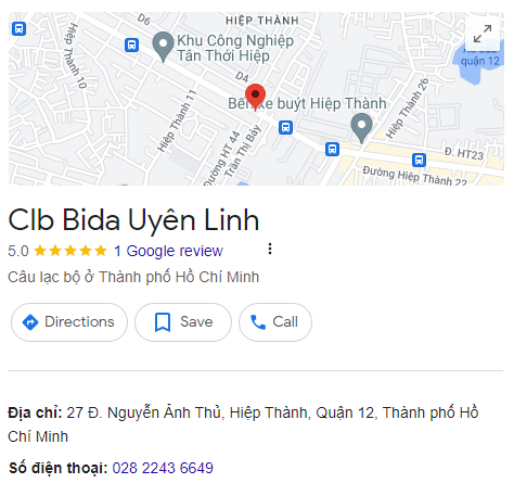Clb Bida Uyên Linh