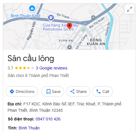 Sân cầu lông