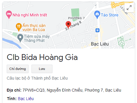 Clb Bida Hoàng Gia