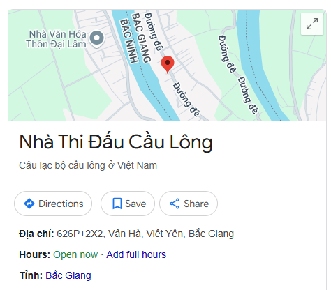 Nhà Thi Đấu Cầu Lông