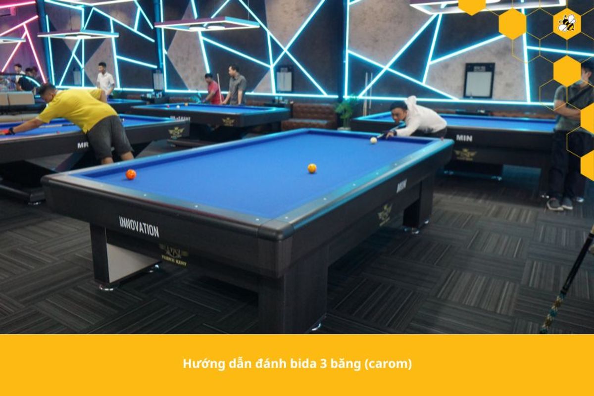 Hướng dẫn đánh bida 3 băng (carom)