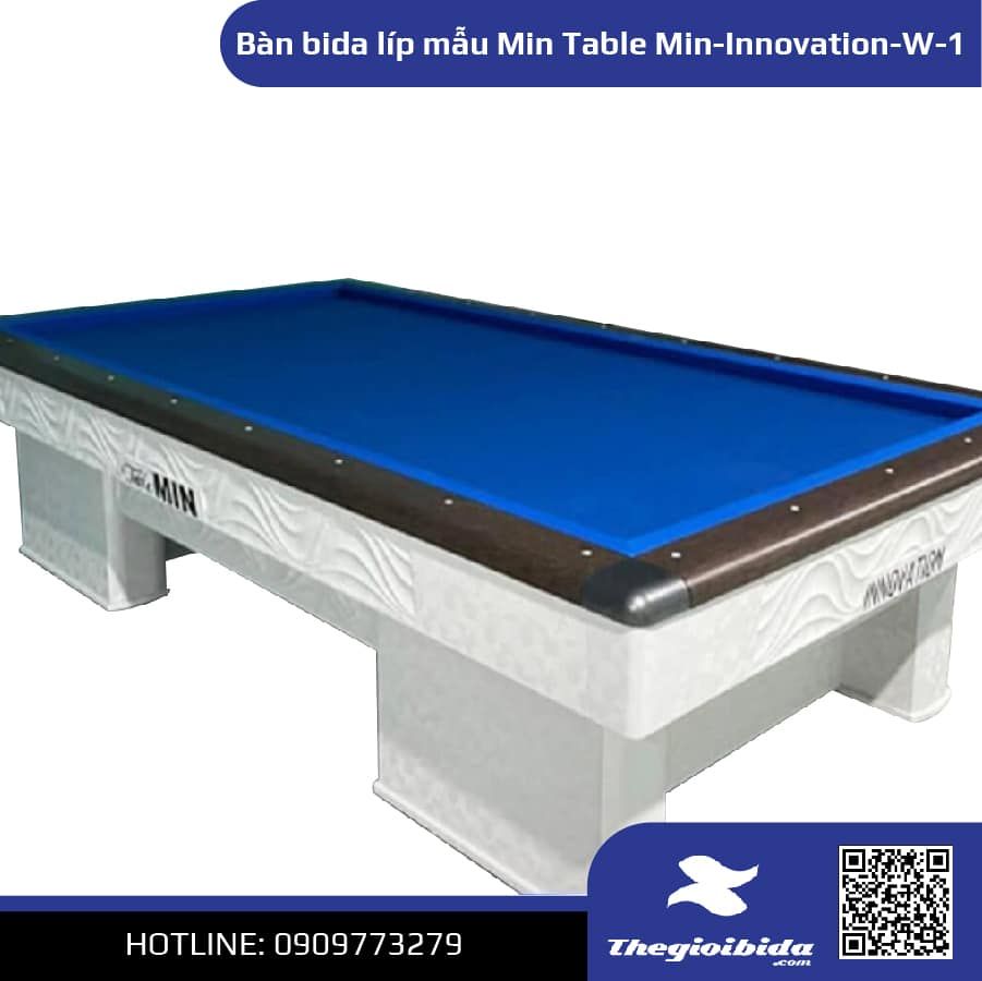 Bàn bida líp mẫu Min Table Min-Innovation-W-1 - Giá: 32.000.000 đến 41.000.000đ