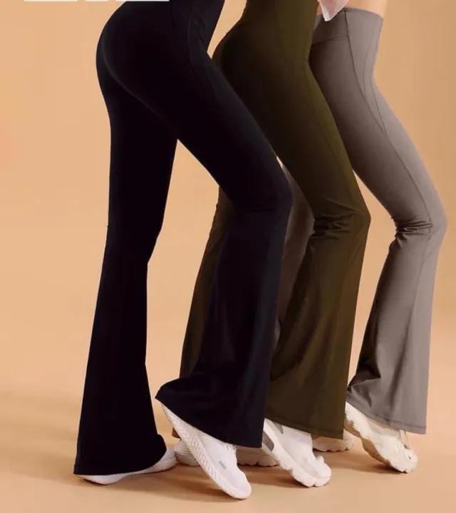 Quần ống loe siêu hách dáng, quần tập yoga, quần tập gym, quần ôm