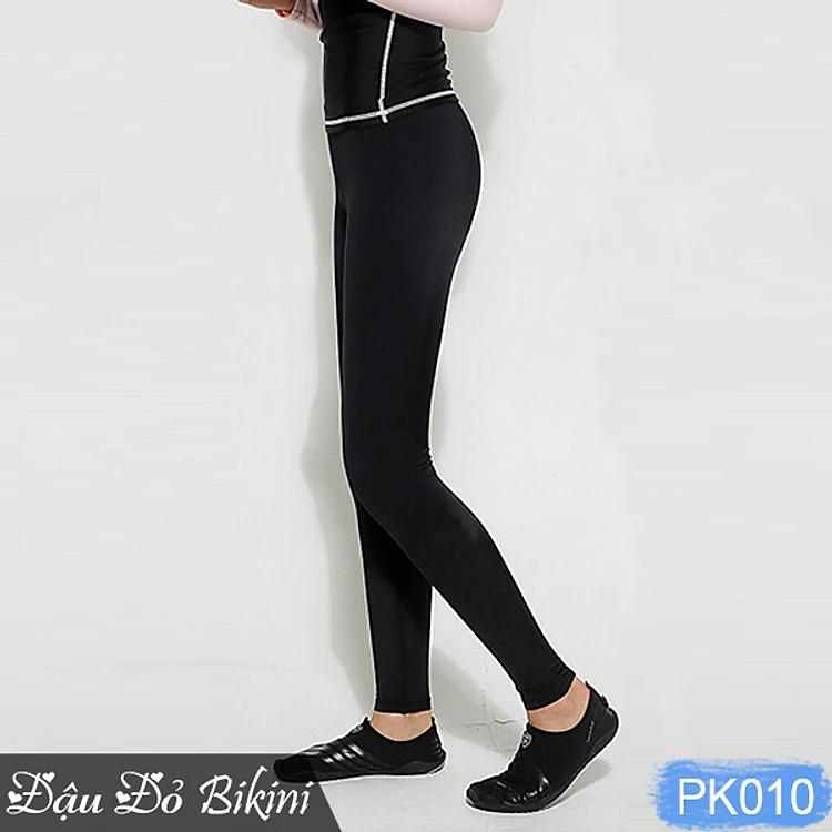 Quần bơi lẻ dài kín chân chống nắng nam nữ, chất thun bơi lạnh co giãn đa chiều đẹp, có size đại cho người béo mập, quần tập gym, yoga, bơi lội | PK010