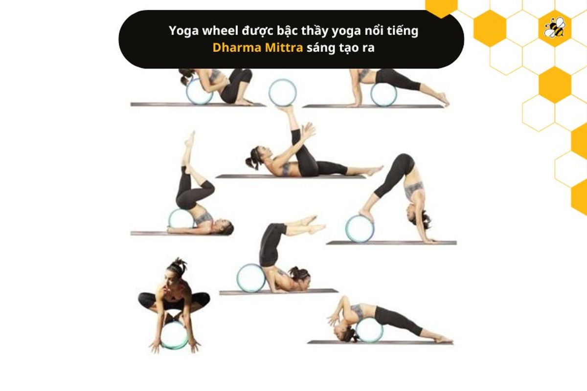 Yoga wheel được bậc thầy yoga nổi tiếng Dharma Mittra sáng tạo ra