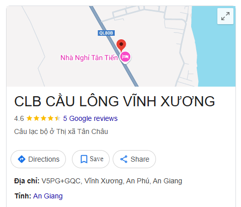 CLB CẦU LÔNG VĨNH XƯƠNG