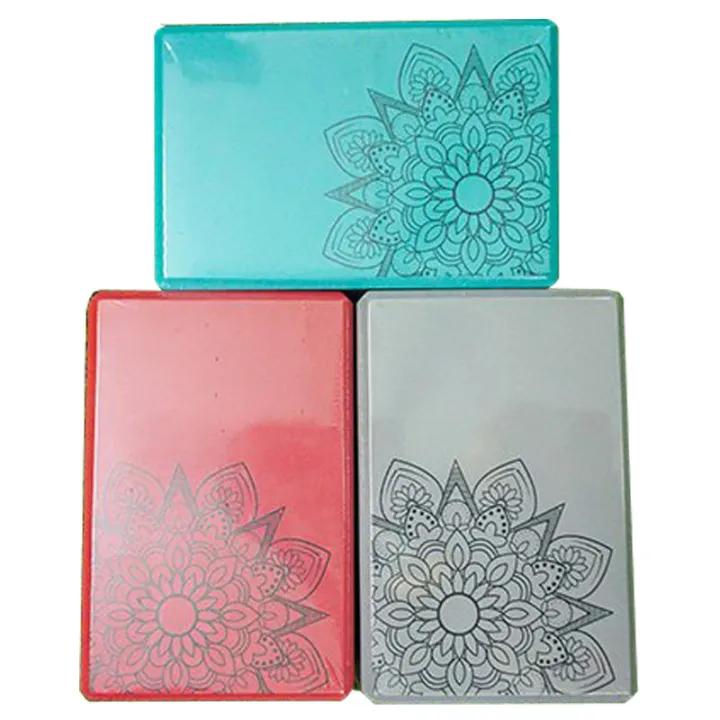 Gạch (Gối) tập Yoga hoa văn | Dụng cụ hỗ trợ tập Yoga