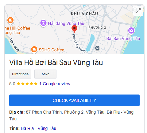 Villa Hồ Bơi Bãi Sau Vũng Tàu