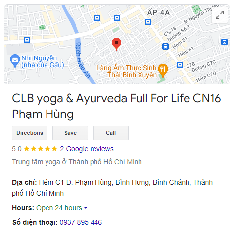 CLB yoga & Ayurveda Full For Life CN16 Phạm Hùng