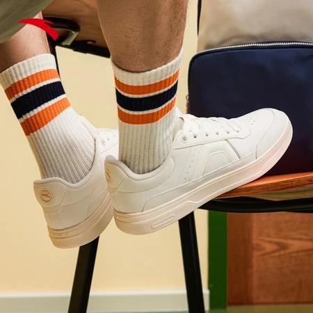 ANTA Nam ACE Giày Thể Thao Tennis Vibe Cơ Bản Cổ Điển Trắng Đi Lại Cơ Sở Giày Thời Trang 912538026